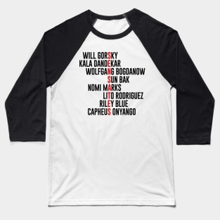 Sensates Names Baseball T-Shirt